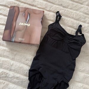 Skims Black Bodysuit